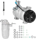 Compresor de Aire Acondicionado y Kit de Reparación AC | Para GMC Sierra y Chevy Silverado 1500/2500/3500 HD 2002-2006 | Cadillac Escalade EXT, Hummer H2, Tahoe, Avalanche