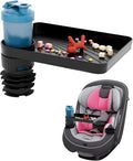SEVEN SPARTA Bandeja de asiento de coche para niños pequeños de viaje con base de goma suave