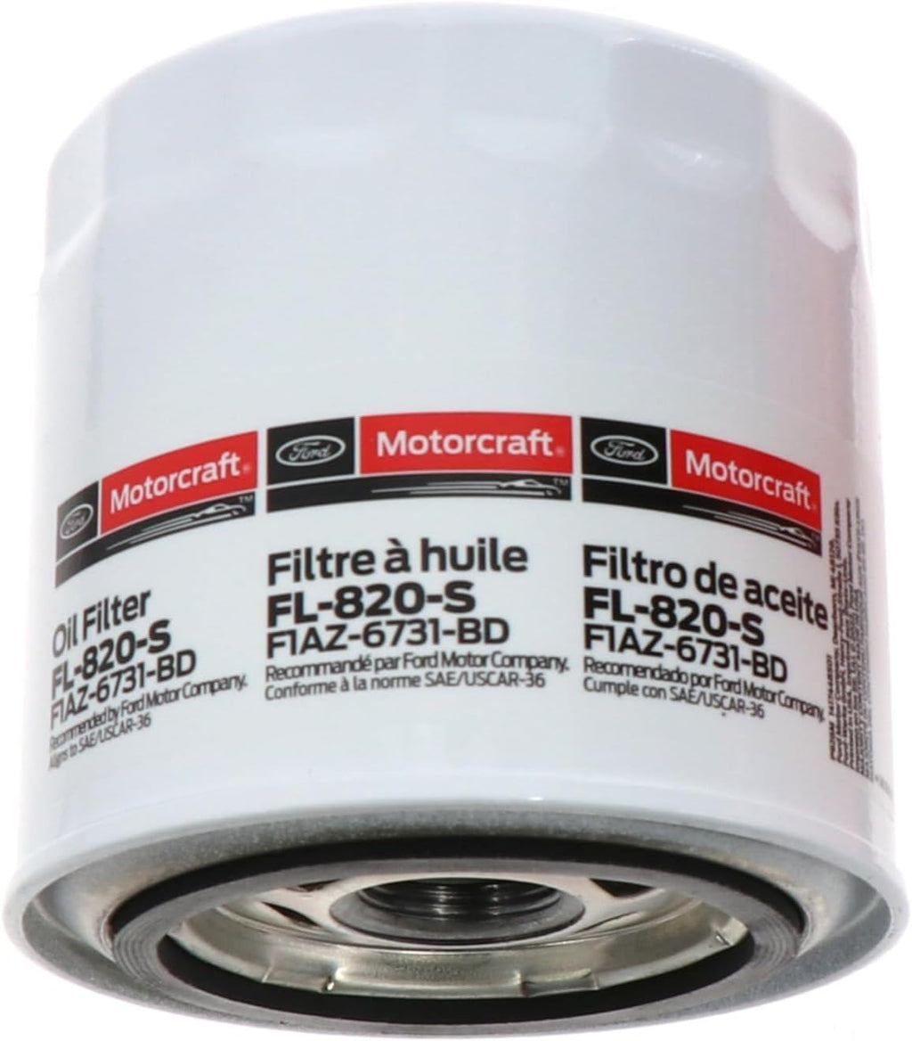 Motorcraft Filtro de Aceite de Motor FL-820-S | Reemplazo OE para Modelos y Anos Selectos de Ford, Lincoln y Mercury