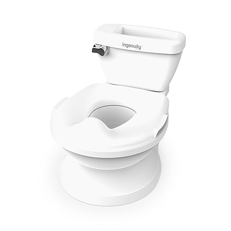 Summer Infant de Ingenuity My Size Potty Pro en blanco, inodoro de entrenamiento para ir al baño para niños