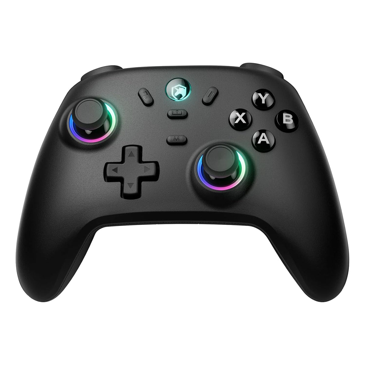 Controlador inalámbrico para juegos de PC ECHTPower - Joystick con efecto Hall, 2.4G y con cable, tasa de sondeo de 1000 Hz, batería de 800 mAh, turbo/vibración ajustable - para PC/Switch/iOS/Android