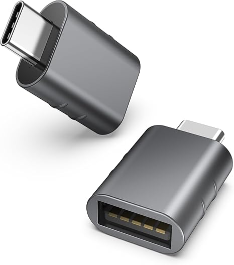 Syntech Pack 2 Adaptadores USB-C a USB 3.0 Hembra | Compatible con MacBook, iPad, iPhone y más