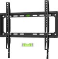 Soporte de pared fijo para TV USX MOUNT de perfil bajo para la mayoría de televisores LED, LCD y de pantalla plana de 26 a 55 pulgadas, soporte de montaje para TV con VESA de hasta 400 x 400 mm y capacidad de carga de 45 kg, y soporte para TV que ahorra