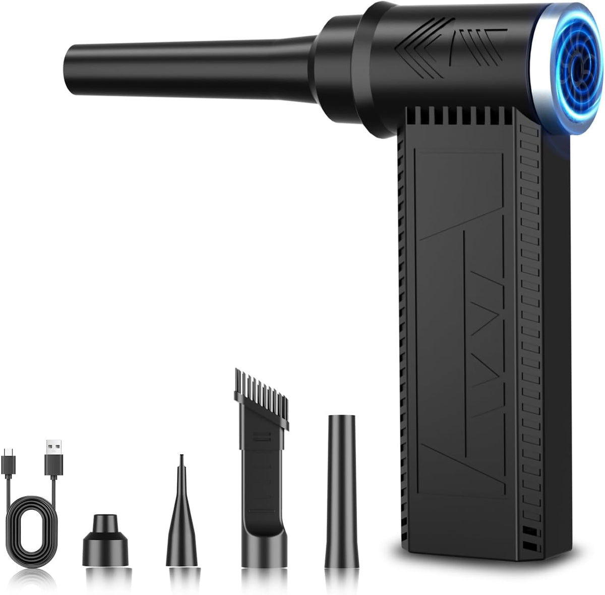 Soplador Eléctrico Inalámbrico Meudeen 120,000 RPM – 4 Velocidades, Recargable