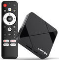 TV Box Android 14 4K Ultra HD | LEFFOT RK3518 con WiFi 6 y Control por Voz