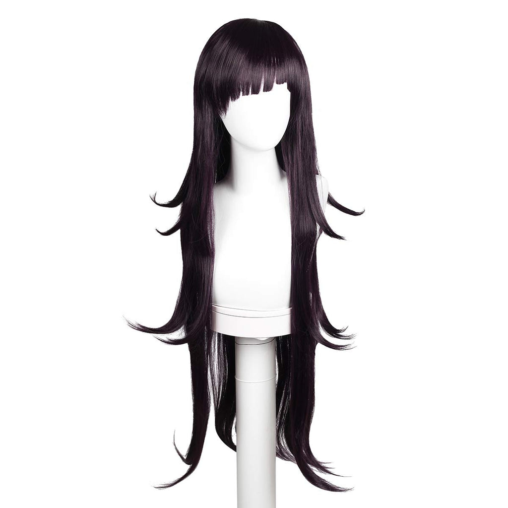 Peluca larga morada ColorGround para cosplay y Halloween (larga y morada)