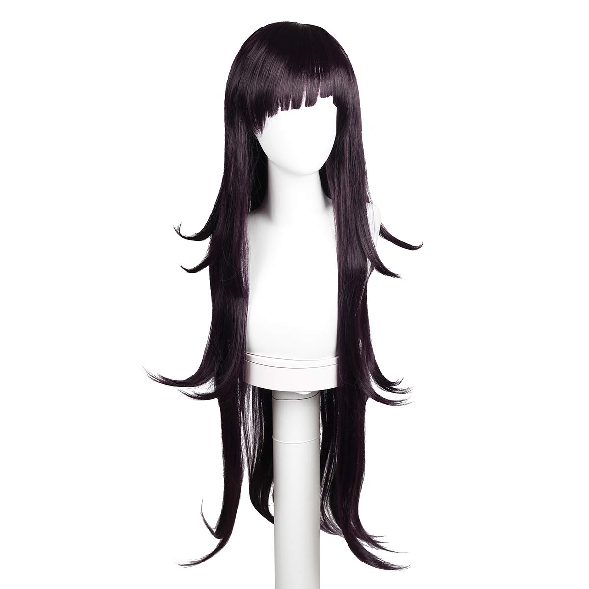 Peluca larga morada ColorGround para cosplay y Halloween (larga y morada)