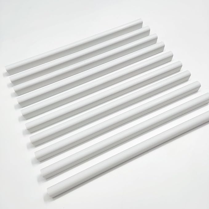 10 azulejos de mármol blanco, borde de 12 pulgadas afilado para baño, salpicadero, cocina, ducha