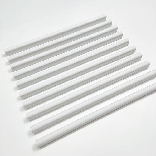 10 azulejos de mármol blanco, borde de 12 pulgadas afilado para baño, salpicadero, cocina, ducha