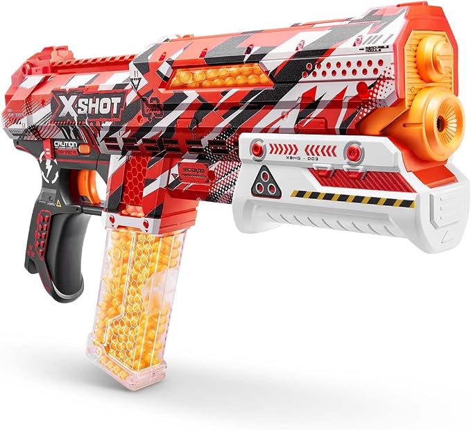 Pistola de Gel ZURU X-Shot Hyper Gel Clutch Blaster – 5,000 Gellets Incluidos | +14 Años