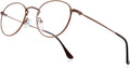 Gafas de lectura redondas pequeñas de metal RB.Pilot para hombre y mujer, con tonos clásicos vintage retro, que bloquean la luz azul y son aptas para ordenador.