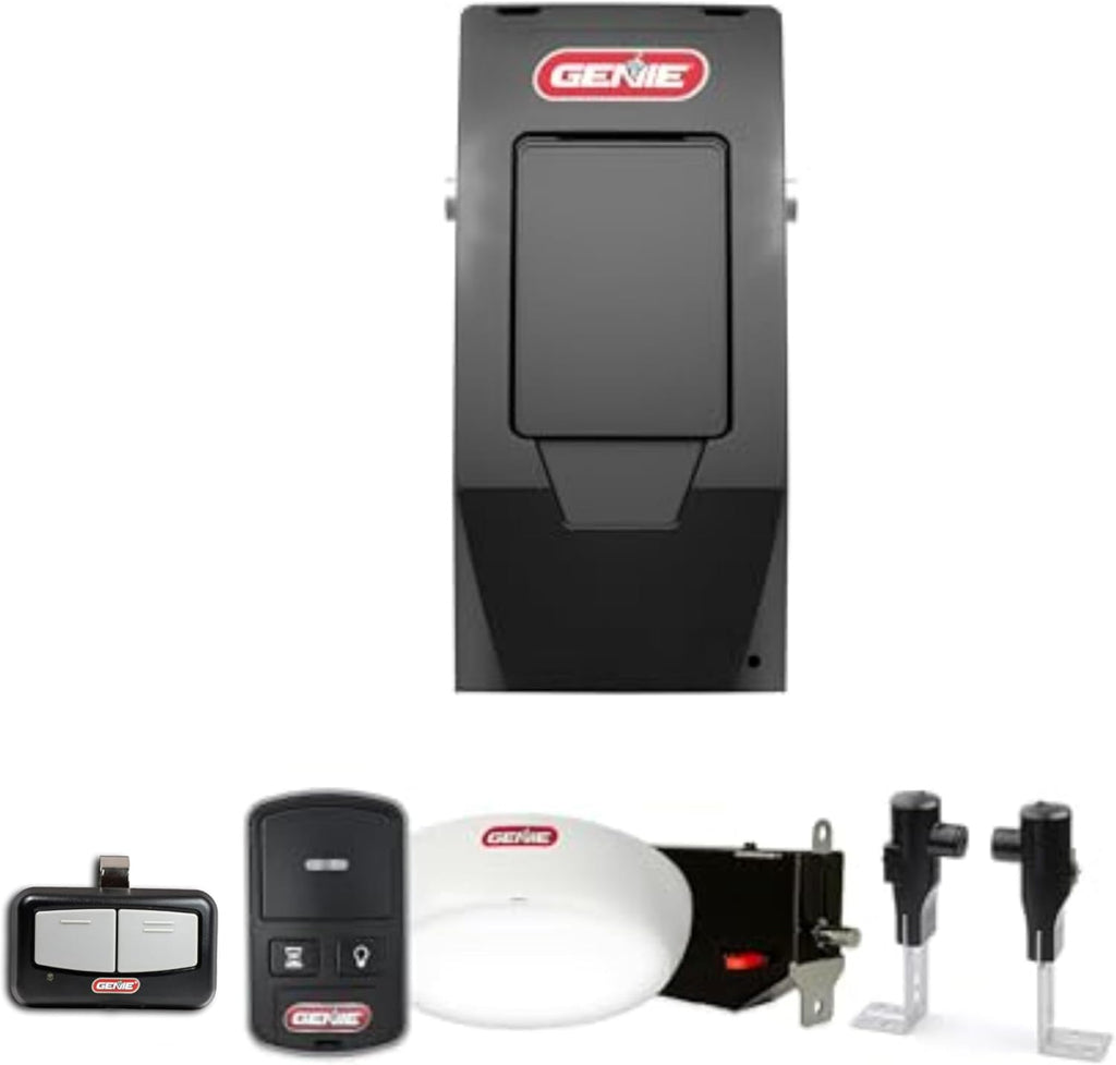 Genie 6072H-O Abridor Puerta Garaje Montado Pared Residencial, Negro