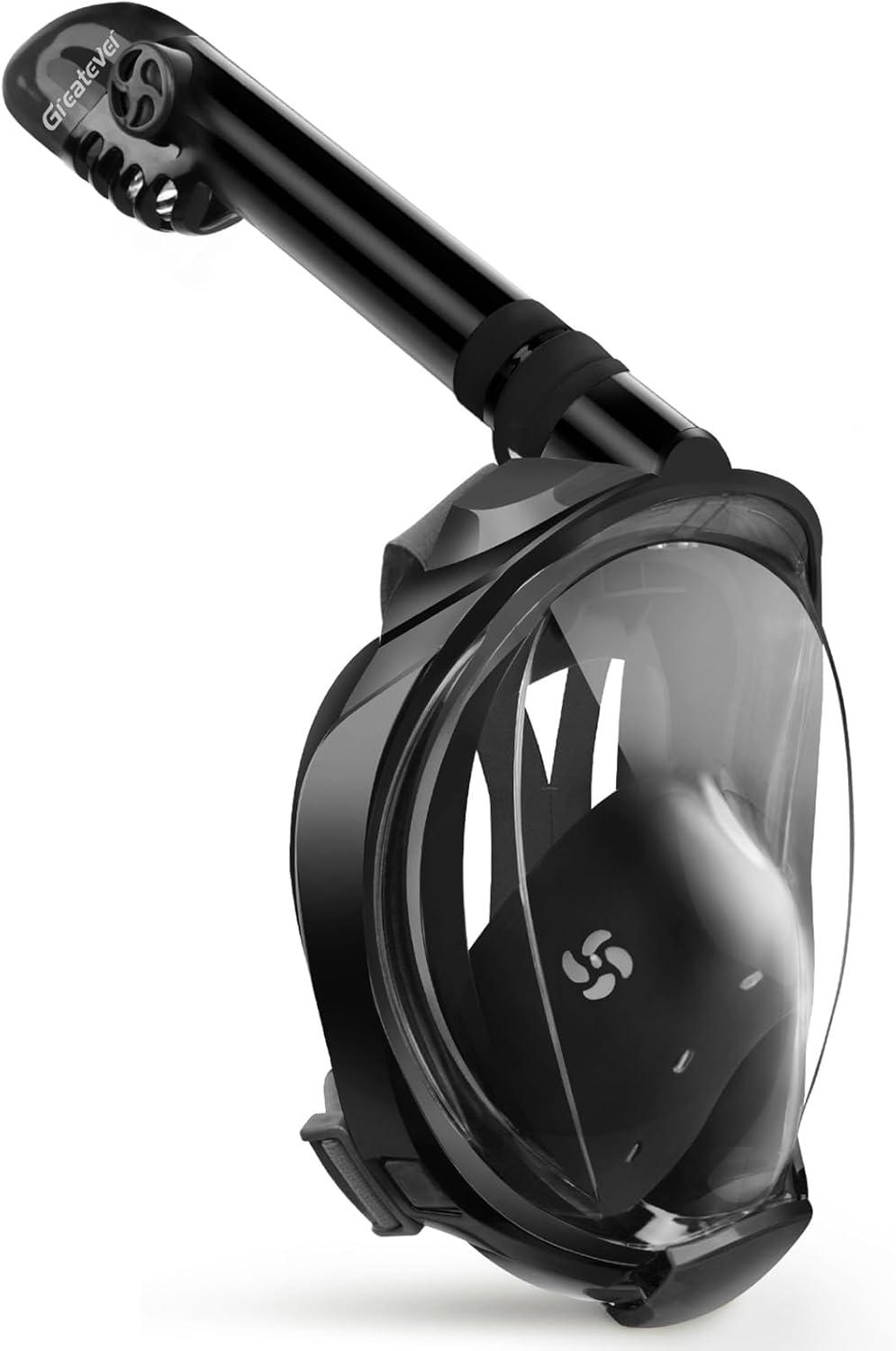 (USADO) INCLUYE VALVULA SUPERIOR SECA. Greatever G2 Máscara de Snorkel de Cara Completa | Sistema Dry Top, Plegable | Vista Panorámica 180° con Soporte para Cámara | Antifugas y Antivaho