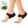 Welnove 2 protectores de talón, almohadillas para el talón, soporte de talón para dolor de talón de fascitis plantar, espolón de talón, tendinitis, tacones agrietados