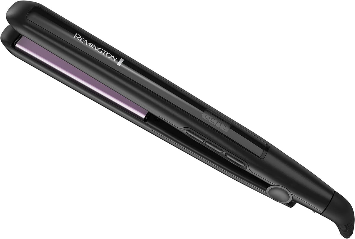 Remington Plancha de Cabello 1 Pulgada | Alisadora con Tecnologia Antiestatica, Calentado Rapido en 30 Segundos, Apagado Automatico en 60 Minutos, Placas de Titanio-Ceramica