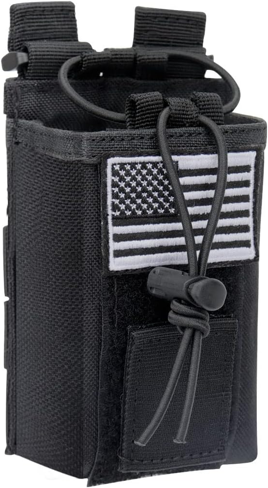 Funda Táctica MOLLE para Radio Baofeng UV-5R — Porta-Radio Militar Ajustable para Cinturón y Chaleco