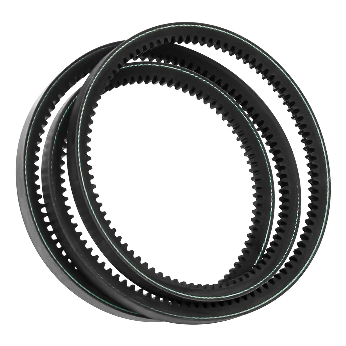 Correa para cortacésped 139-2399 compatible con cortacéspedes Toro TimeCutter de 34", 42" y 50", y cortacéspedes Exmark Quest E-Series de 42", 50" y 54". Correa trapezoidal dentada para piezas de cortacéspedes de giro cero.