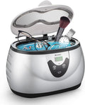 Limpiador ultrasónico Ukoke UUC06S, limpiador profesional de joyas para gafas, anillos y relojes, limpiador sónico portátil de 42 kHz con depósito de acero inoxidable de 600 ml de capacidad.
