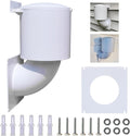 Cubierta para Ducto de Secadora 4 Pulgadas | Tapa de Ventilacion Exterior con Sello | Para Exterior del Hogar | Resistente a UV | A Prueba de Ratones | Ahorro de Energia | Con Tornillos y Arandelas
