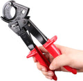 Cortacables de trinquete LUBAN, cortador de alambre de alta resistencia para cables de aluminio y cobre de hasta 240 mm², herramienta manual de corte de alambre con trinquete.