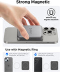 ORICO 1TB Magsafe External SSD, 4K ProRes HDR Record and Store, USB3.1 (1000MB/s), USB3.2 Gen2*2(2000MB/s), Portable Solid State Drive, Compatible with USB-C Smartphone(iPhone15/16 Only)