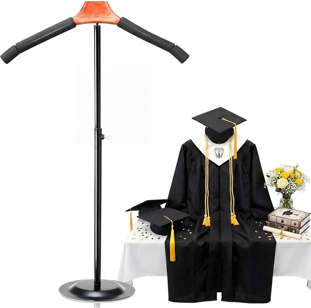 Soporte Exhibición Traje Graduación Bucherry Ajustable 41-70 cm Gown Jersey Maniquí Ropa Graduación Vestido Suministros Fiesta