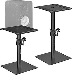 Set de 2 Soportes de Escritorio para Monitores de Estudio y Parlantes Vondynote – Para Estudio de Grabación y Estantería