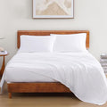 LANE LINEN Sábana bajera ajustable 100 % algodón orgánico, bolsillo profundo de 15 pulgadas, totalmente elástica que regula la temperatura, suave y cómoda, bolsillo profundo, tamaño Queen