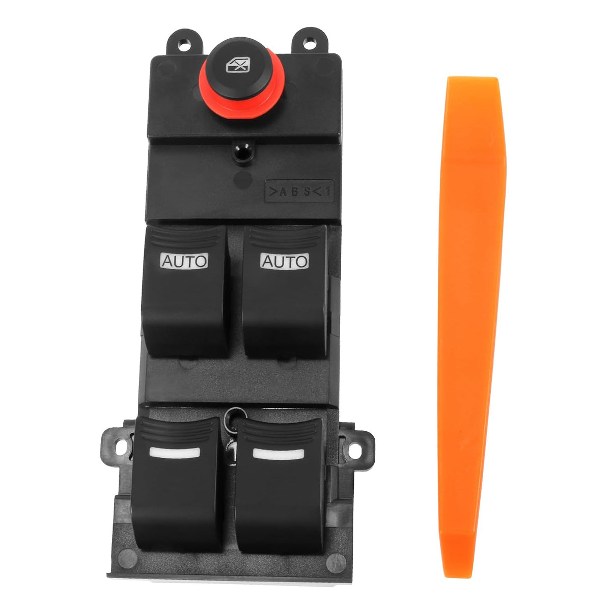 Interruptor principal de ventana BASIKER para el lado del conductor delantero. Compatible con Acura MDX 2007, 2008, 2009, 2010, 2011, 2012 y 2013. Número de pieza de repuesto: 35750-STX-A01ZA