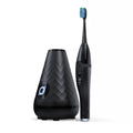 Cepillo de dientes sónico esterilizador UV Tao Clean y estación de limpieza, cepillo de dientes eléctrico, doble velocidad, negro