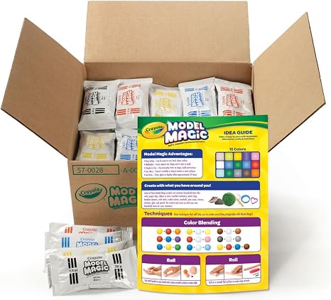 Arcilla Crayola Model Magic 29 Piezas — 15 Colores, Secado al Aire, Arte y Manualidades para Niños
