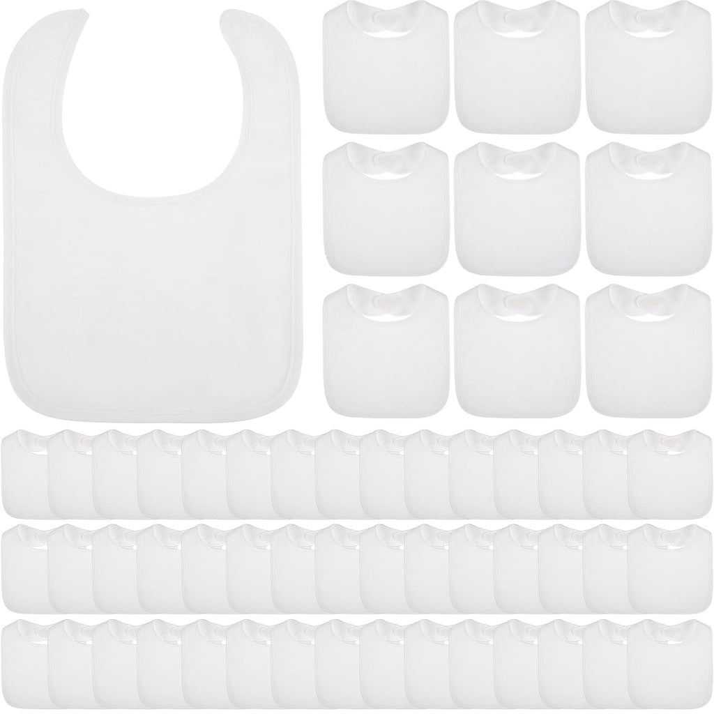 USADO Baberos para Bebe Toulite, 30 Piezas | Lavables y Reutilizables, Impermeables de Algodon | Diseno de Doble Cara | Para Baby Shower y Regalo