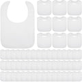 USADO Baberos para Bebe Toulite, 30 Piezas | Lavables y Reutilizables, Impermeables de Algodon | Diseno de Doble Cara | Para Baby Shower y Regalo