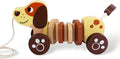 Juguetes de Bebé Coche, Juguetes de Madera para Tirar para Niños Pequeños, Juguetes de Desarrollo para Niña o Niño de 1 Año, Regalo de Cumpleaños