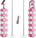 TEKXYZ Soportes telescópicos para globos, 2 unidades