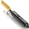 Peine eléctrico térmico DAN Technology para pelucas, 450°, peine térmico pequeño para bordes, temperaturas bajas y altas, peine alisador de cabello para cabello negro, portátil y de doble voltaje para viajes y hogar…