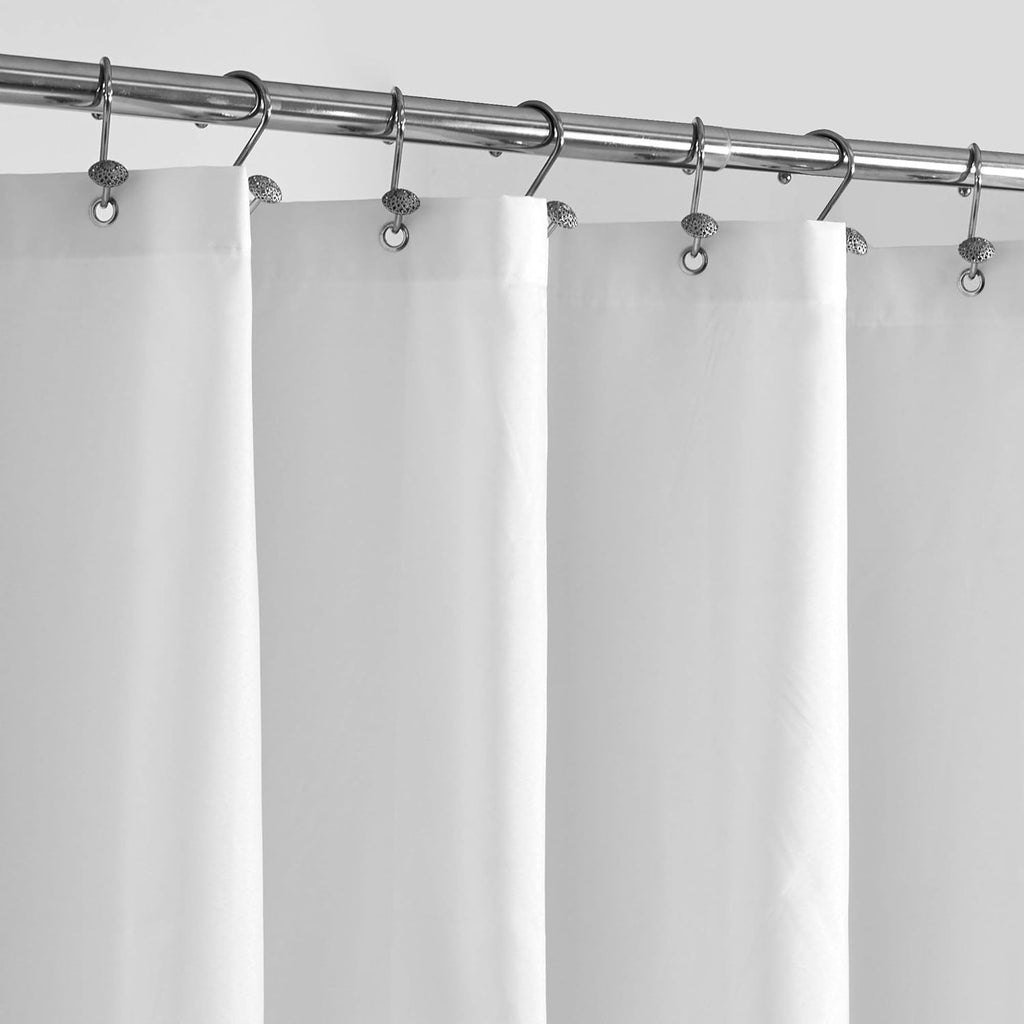 Forro de Cortina de Ducha ALYVIA SPRING – Impermeable, Lavable, Calidad Hotel 72x72", Blanco