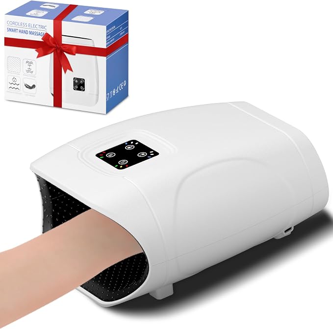 Masajeador de Manos TipTalk con Calor – Alivio para Artritis y Túnel Carpiano
