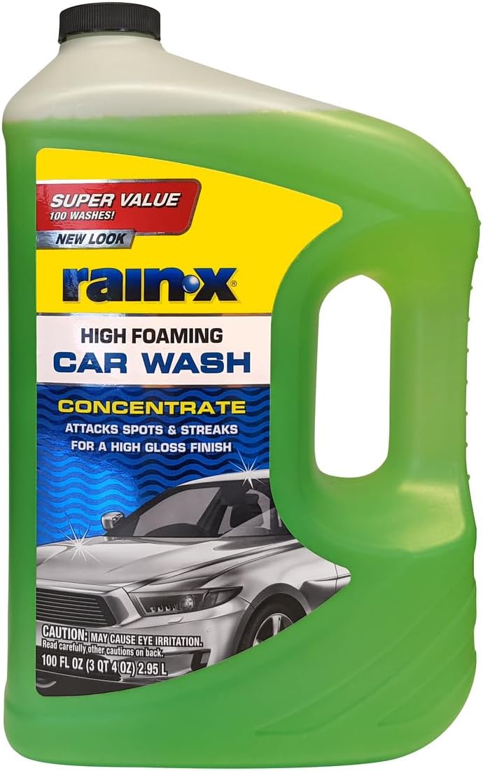 Shampoo para Auto Rain-X Espuma Alta Concentrado – 100 fl oz (620191)