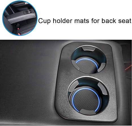 Alfombrillas antipolvo para puertas de Subaru Crosstrek 2018 2019 2020 2021 2022 2023 y Subaru Impreza 2018-2023. Insertos para revestimientos de puerta, portavasos, consola