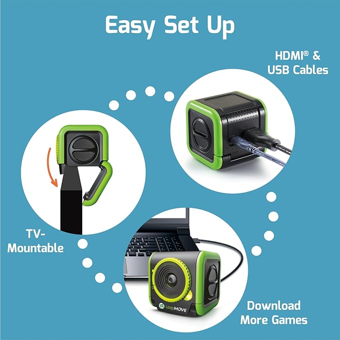 Sistema de Videojuego Educativo LeapFrog LeapMove — Aprendizaje Activo con Movimiento para Ninos