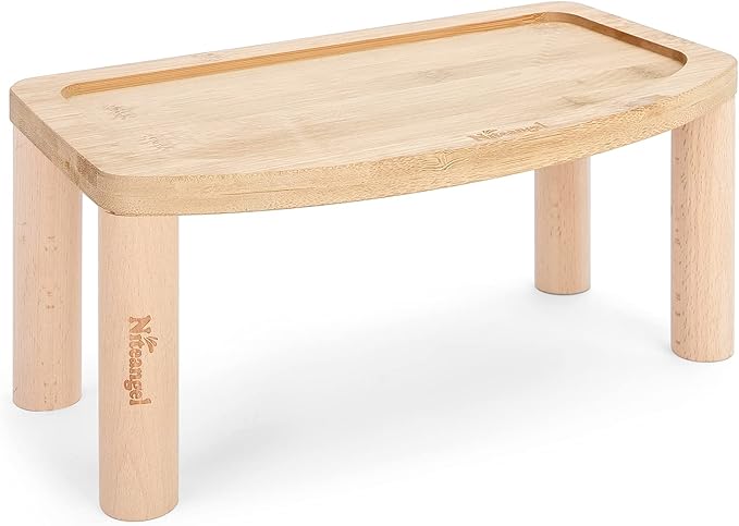 Niteangel Plataforma de rueda de hámster antideslizante - Compatible con la rueda de hámster súper silenciosa Niteangel | Rueda acrílica | Rueda de madera | Rueda de la serie Cloud (Mediana)
