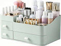 Organizador de maquillaje MIUOPUR con cajones, organizador para encimera de baño, estuche de plástico para cosméticos, gran almacenamiento para el cuidado de la piel para tocador, ideal para la cómoda del dormitorio y el escritorio.