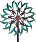 Molinillo de viento metálico Stargarden, esculturas de viento bidireccionales, molinillos de viento cinéticos de 360 grados para patio y jardín.