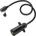 Acceso de alimentación de 7 vías de 10 AWG, enchufe de remolque de 7 pines a cable de alimentación de encendedor de cigarrillos hembra, fuente de alimentación de 12 V