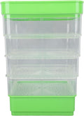 Kit de germinación apilable, 4 piezas, ahorra espacio, bandeja multiusos para el cultivo de microvegetales