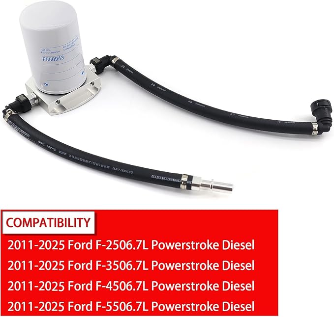 Kit de Bypass para Prevención de Desastres CP4 Compatible con Ford F250 F350 F450 F550 Super Duty 2011-2025 - 6.7L Powerstroke Diesel Reemplazo# CP4-6.7F-BP-G2.1, 7031190 Marca: QHHR