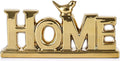 Estatua dorada con el símbolo del amor - Decoración personalizada para el hogar, escultura de pájaro para sala de estar, dormitorio, escritorio y armarios.