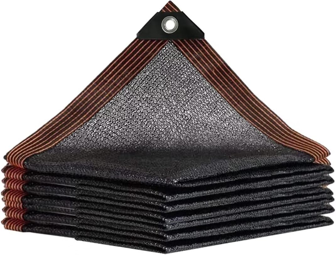 Malla de sombreo para plantas de jardín e invernadero, malla con protección solar del 40-50% - para exteriores, jardín, césped, plantas, malla de sombreo para perreras, gallineros, fácil de colgar.