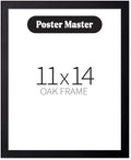 Marco de Madera para Cuadros Poster Master 11x14" | Roble Negro | Arte de Pared
